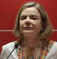 Gleisi Hoffmann, presidente nacional do PT, afirmou que vai processar deputado  Foto: Antonio Cruz/Agência Brasil / Estadão