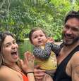 Viih Tube, Lua e Eliezer celebrando o aniversário do ex-BBB  Foto: Reprodução/Instagram/@eliezer