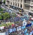 As estimativas de adesão ao movimento variam  Foto: Telam/Reprodução / Perfil Brasil