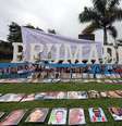 Fotos de vítimas de Brumadinho são exibidas para marcar primeiro ano da tragédia 25/01/2020   Foto: Reuters/Cristiane Mattos