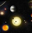 Os exoplanetas encontrados pela equipe podem ter temperaturas amenas o suficiente para sustentar formas de vida (Imagem: Reprodução/NASA/W. Stenzel)  Foto: Canaltech