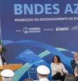 Presidente do BNDES, Aloizio Mercadante, durante lançamento da iniciativa 'BNDES Azul', no navio de pesquisa da Marinha do Brasil, atracado na Praça Mauá, Centro no Rio de Janeiro  Foto: Tomaz Silva/Agência Brasil / Estadão