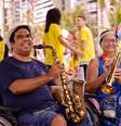 Com muita inclusão, Carnaval Sem Barreiras leva alegria a pessoas com deficiência no Recife  Foto: Daniel Tavares - PCR Imagem