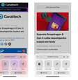 Aplicativo possui modo de leitura que remove elementos visuais das páginas (Imagem: Captura de tela/André Magalhães/Canaltech)  Foto: Canaltech