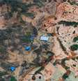 Imagem aérea mostra o garimpo ilegal na terra indígena Yanomami  Foto: Alma Preta