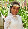 Casamento na novela 'Renascer': Maria Santa (Duda Santos) usa vestido de noiva com crochê no 'sim' para José Inocêncio. Fotos!.  Foto: Divulgação, TV Globo / Purepeople