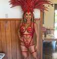 Patrícia Miranda desfila no carnaval do Rio de Janeiro há dez anos  Foto: Reprodução/Instagram