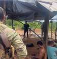 Trabalhadores em situação análoga à escravidão são resgatados em garimpo ilegal no Pará  Foto: Reprodução/Polícia Federal PA