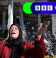 Mulher palestina lamentando a destruição em Gaza  Foto: Getty Images / BBC News Brasil