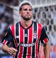 Calleri abriu o placar para o São Paulo na Neo Química Arena  Foto: Guilherme Veiga/Ag. Paulistão