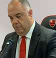  Foto: Alexandre Vidal / Flamengo - Legenda: Rodolfo Landim não falou sobre possível suspensão de Braz / Jogada10