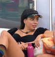Depois da briga, Fernanda analisou sua postura em conversa com Pitel  Foto: Globo