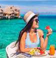 É preciso tomar cuidado com a alimentação na praia  Foto: Maridav | Shutterstock / Portal EdiCase