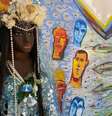 A imagem mostra uma boneca negra que representa Iemanjá.  Foto: Alma Preta