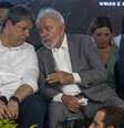 O governador Tarcísio e o presidente Lula em evento em Santos, litoral de São Paulo  Foto: Taba Benedicto/Estadão / Estadão