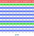 Calendário de Pagamento do INSS 2024  Foto: 