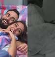 Matteus e Deniziane trocam carícias no BBB 24  Foto: Reprodução / Globoplay / Alto Astral