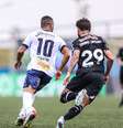 O Red Bull Bragantino venceu o Santo André e se reabilitou no Paulistão.   Foto: Divulgação/ EC Santo André / Esporte News Mundo