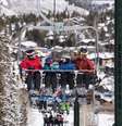 Teleférico em Deer Valley: a vizinha de Park City Mountain é a estação de esqui mais luxuosa do pedaço  Foto: Park City Chamber/Reprodução / Viagem e Turismo