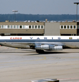 Boeing 707 PP-VLI da Varig, similar ao avião desaparecido.  Foto: Reprodução/Wikipédia