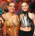 Preta Gil e Isis Valverde   Foto: Brazil News / Elas no Tapete Vermelho