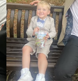 O pequeno Albie foi internado após consumir raspadinha em excesso  Foto: 