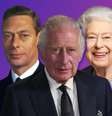 O rei Charles III entre o avô, rei George VI, e a mãe, a rainha Elizabeth II: monarca começa batalha contra o câncer 1 ano e meio após ascender ao trono  Foto: Fotomontagem: Blog Sala de TV