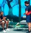 Davi briga com Michel durante dinâmica de patrocinador no 'BBB 24'.  Foto: Reprodução, Globoplay / Purepeople