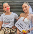 Maquiadora usou polêmica na internet como fantasia  Foto: Reprodução/Instagram @juucarvalho.beauty