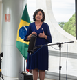 A ministra da Saúde, Nísia Trindade  Foto: Matheus Brasil/MS