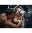 Filha de Mirella Santos: fotos do parto, primeiro banho e tudo do nascimento da Luna.  Foto: Reprodução, Instagram Gabriel Farias / Purepeople
