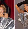 Carol Peixinho fez uma releitura de look da Beyonce  Foto: Montagem/Reprodução/Instagram/Divulgação/Bya Fernandes 