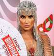 Deborah Secco mostra look de brilhos em camarote no carnaval de Salvador  Foto: Reprodução/Instagram