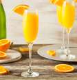 Mimosa, drink de suco de laranja com espumante  Foto: iStock