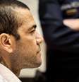 Daniel Alves depõe no julgamento do processo por estupro em Barcelona  Foto: Jordi Borras/Getty Images