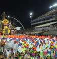 De volta à elite do carnaval de São Paulo, Vai-Vai foi a primeira escola a desfilar no sábado, 10, no Anhembi. E, neste ano, a homenagem foi para o hip hop.   Foto: Ricardo Matsukawa/Especial para o Terra