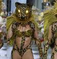 Paolla Oliveira quebrou a internet com sua fantasia de onça pelo desfile da Grande Rio no Carnaval 2024.  Foto: Divulgação, Alex Ferro | Riotur / Purepeople