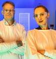 O patologista Richard Scolyer e a oncologista Georgina Long são pioneiros na pesquisa do câncer  Foto: TIM BAUER PHOTO / BBC News Brasil