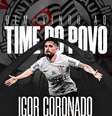 Corinthians oficializa a contratação do meia Igor Coronado.   Foto: Divulgação/Corinthians / Esporte News Mundo