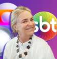 Regina Duarte não descarta retornar à TV, mas, por enquanto, nenhuma emissora ousou contratá-la por medo do cancelamento  Foto: Fotomontagem: Blog Sala de TV