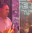 Em vídeo, que tem circulado nas redes sociais, Barroso foi chamado ao palco pela cantora  Foto: Reprodução/Tik Tok