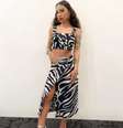 Look animal print de zebra –  Foto: Reprodução / Instagram / @_apriscilla_ / Alto Astral
