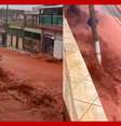 Mulher morre após ser arrastada por enxurrada durante forte chuva em Aparecida (SP)  Foto: Reprodução