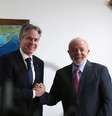 Lula e Blinken defendem criação de Estado palestino  Foto: Fátima Meira/Estadão Conteúdo