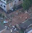 RJ: ao menos duas pessoas morrem após deslizamentos em Japeri  Foto: Reprodução/TV Globo