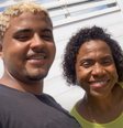 Marcos Vinícius de Souza Vasconcelos ao lado de Berlandia Mendes em Nova Iguaçu, no Rio de Janeiro  Foto: Reprodução/Redes Sociais 