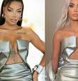 Quem vestiu melhor? Ludmilla repete look futurista de R$ 11 mil já usado por Kim Kardashian no Prêmio Lo Nuestro.  Foto: Instagram, Ludmilla / Purepeople