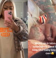 Jovem dá à luz sem saber que estava grávida no primeiro dia de novo emprego  Foto: Reprodução/Redes Sociais