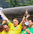 Jair Bolsonaro em discurso na Avenida Paulista   Foto:  Gabriel Silva/Ato Press / Estadão