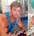 Antes e depois de Thor Batista  Foto: Reprodução/ Instagram